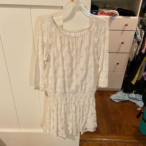 cute lace design dress